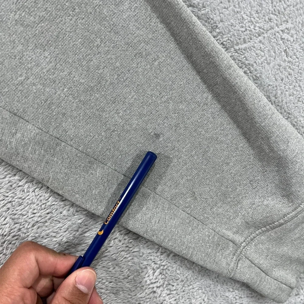 The North Face Hoodie Mens Medium‎ Gray Logo Pullover Sweatshirt Workout Gym